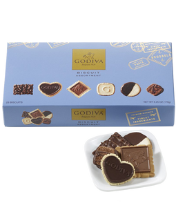 Godiva Chocolatier Chocolate Biscuit Box, 36 Count