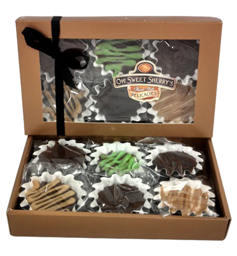 Gourmet Fudge Candy Gift Box 6 Flavors  Chocolate, Rocky Road