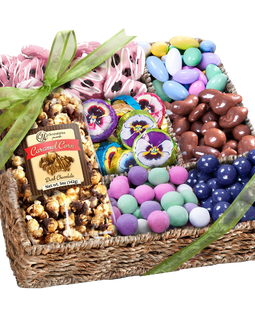 Spring Chocolate, Sweets, and Treats Gift Basket